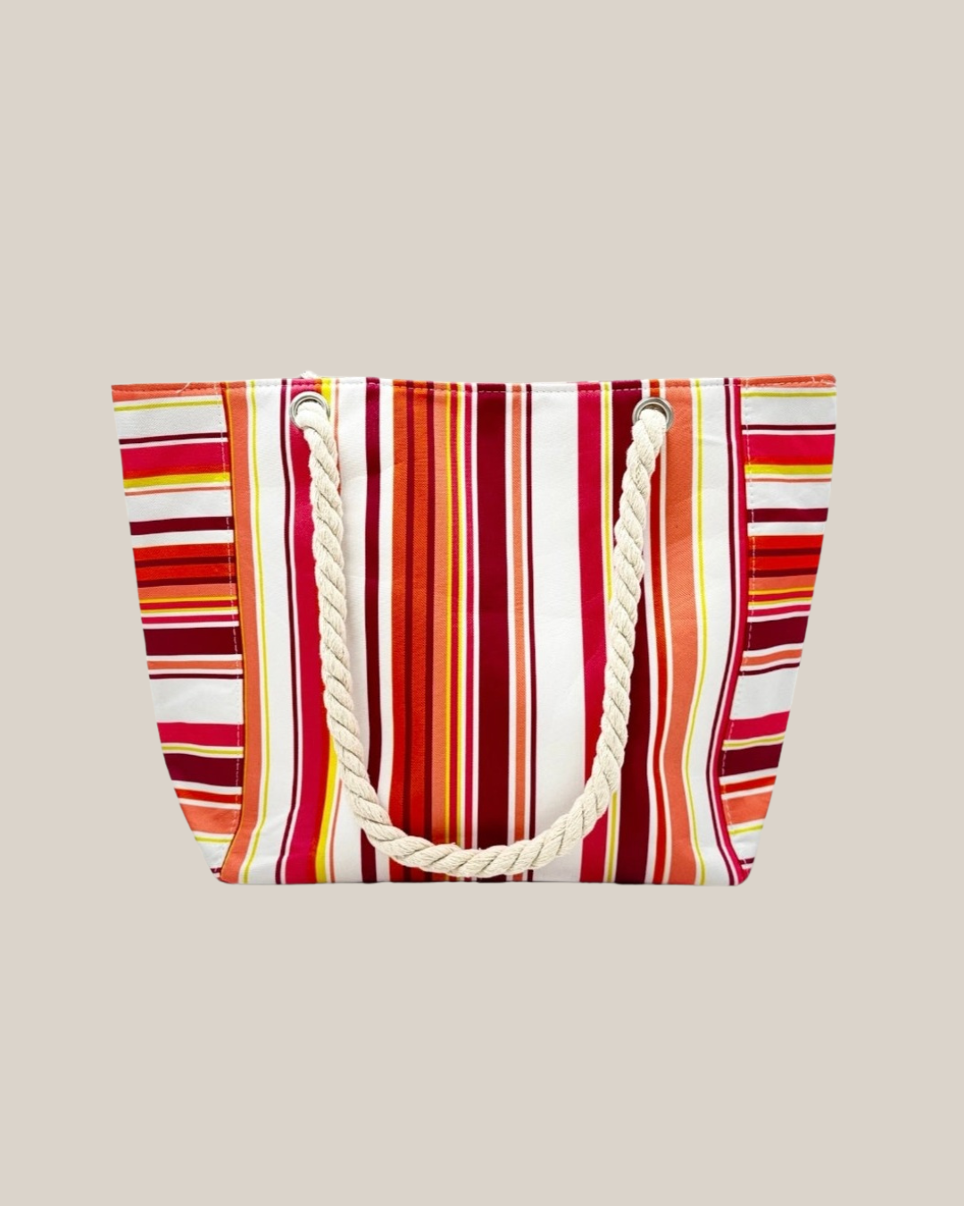Striped Canvas Tote